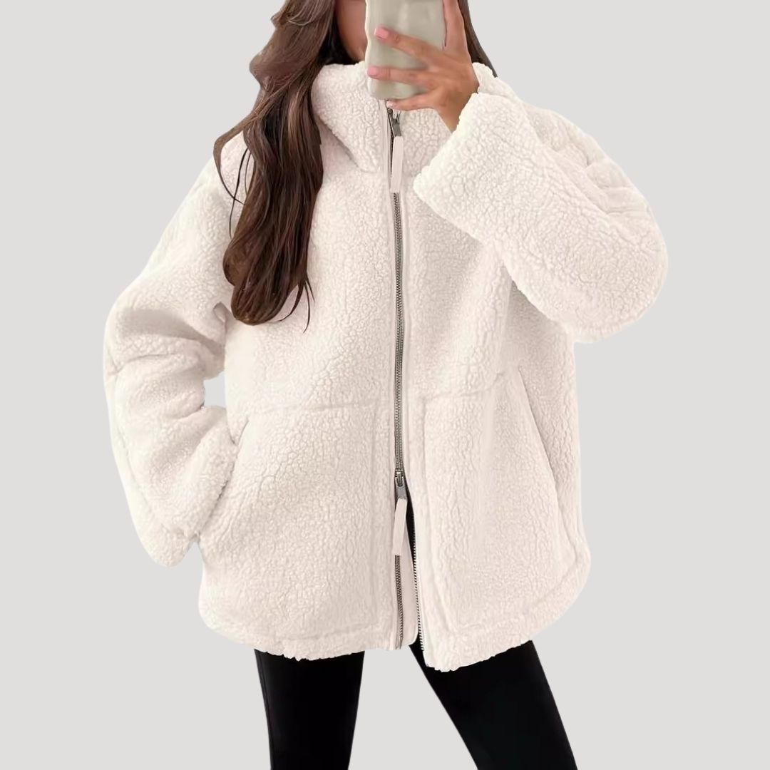Women's Teddy Jacket | Fleece | Warm, Soft & Oversized Comfort