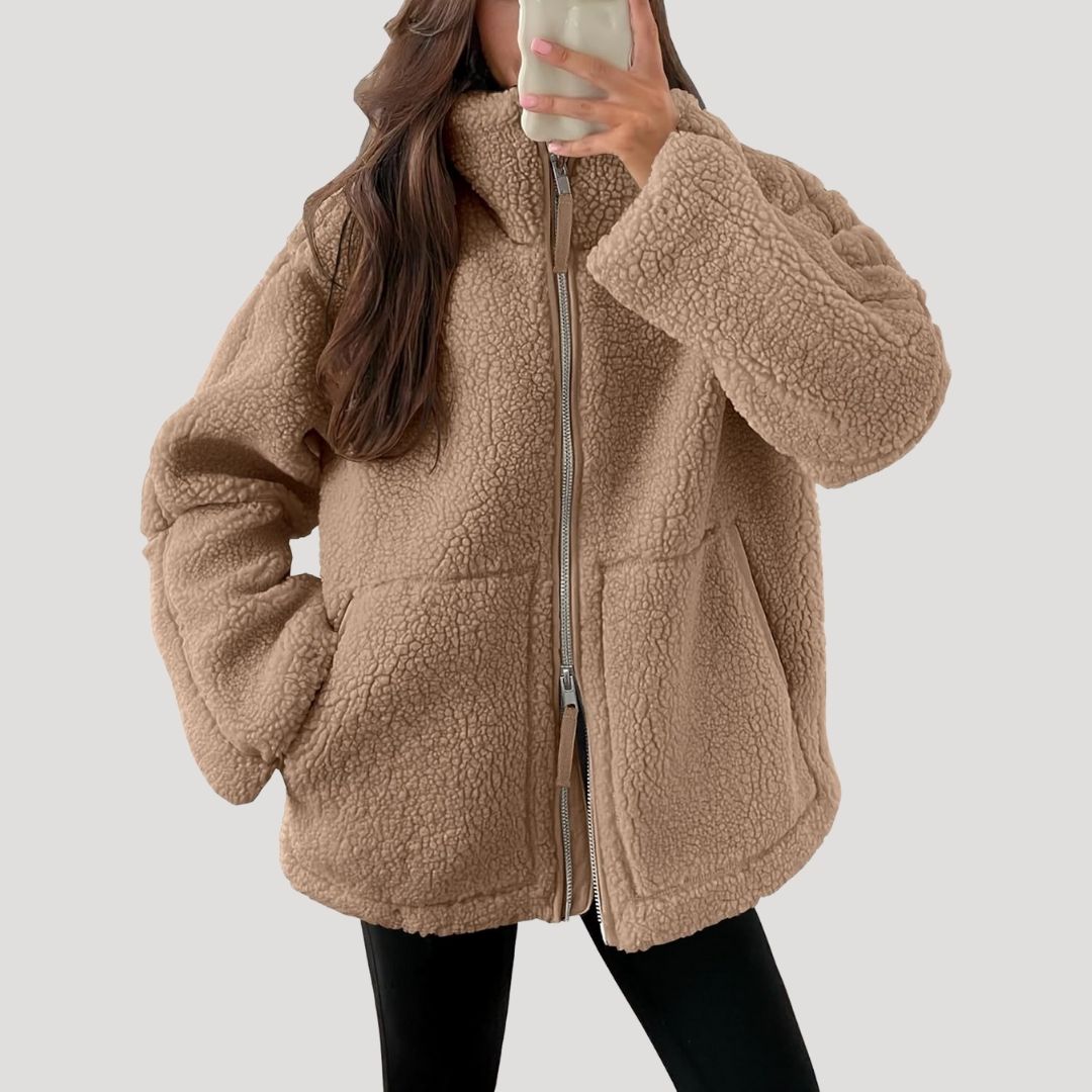 Women's Teddy Jacket | Fleece | Warm, Soft & Oversized Comfort