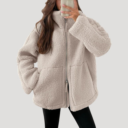 Women's Teddy Jacket | Fleece | Warm, Soft & Oversized Comfort