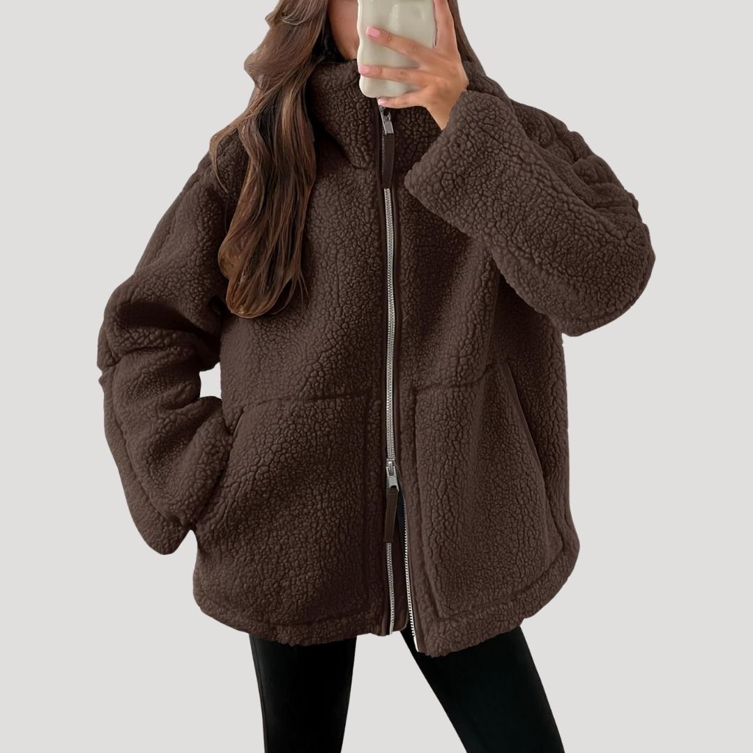 Women's Teddy Jacket | Fleece | Warm, Soft & Oversized Comfort