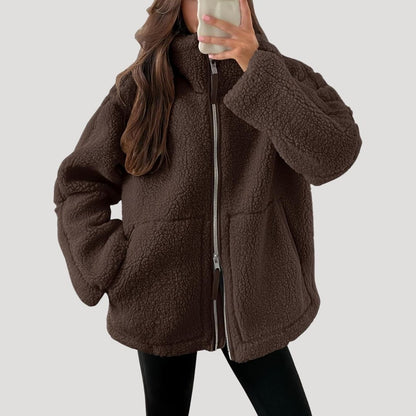 Women's Teddy Jacket | Fleece | Warm, Soft & Oversized Comfort