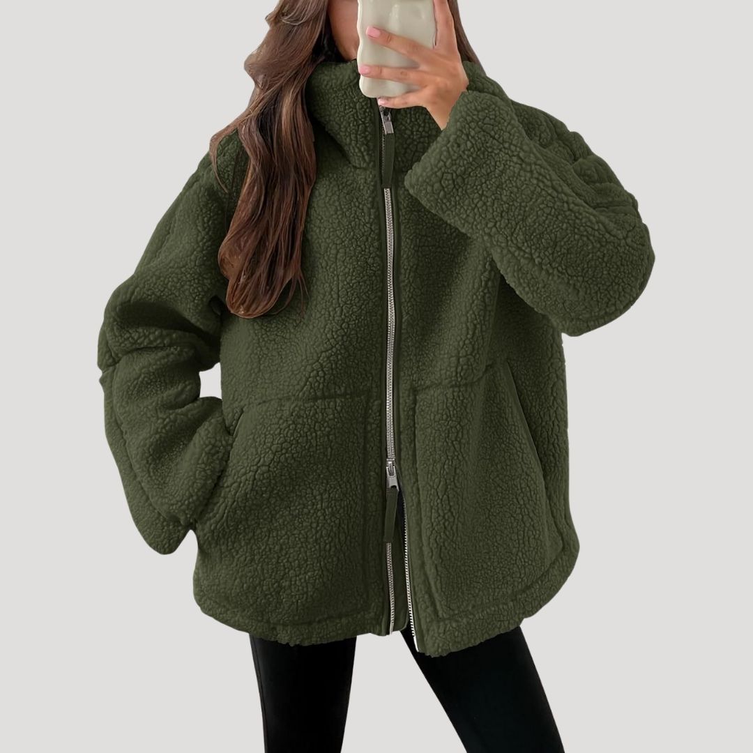 Women's Teddy Jacket | Fleece | Warm, Soft & Oversized Comfort