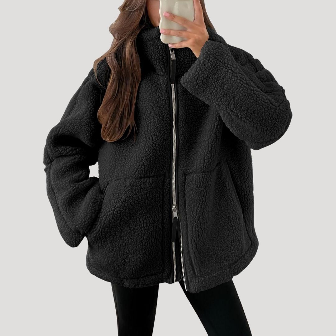 Women's Teddy Jacket | Fleece | Warm, Soft & Oversized Comfort