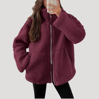 Women's Teddy Jacket | Fleece | Warm, Soft & Oversized Comfort